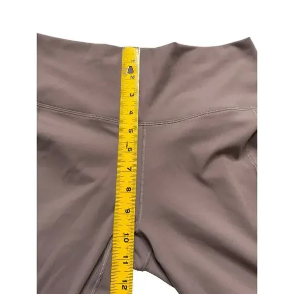 Nike One Dri-Fit High Rise Women’s Cropped Leggings - Brown Taupe (NWT) - L - Picture 10 of 12